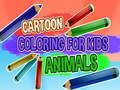Xogo Libro de Colorear de Debuxos Animados para Nenos Animais en liña