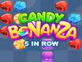 Xogo Candy Bonanza: 5 en Filas en liña
