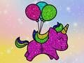 Xogo Libro de Colorear Unicornios Brillantes en liña