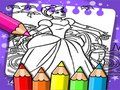 Xogo Libro de colorear Cendrilla en liña Xogo Libro de colorear Cendrilla en liña