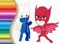 Xogo Libro de colorear de PJ Masks en liña Xogo Libro de colorear de PJ Masks en liña