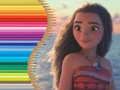 Xogo Libro de colorear para Moana en liña Xogo Libro de colorear para Moana en liña