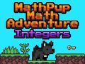 Xogo Aventura Matemática de MathPup: Números Enteros en liña