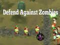 Xogo Defender contra zombi en liña