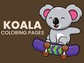 Xogo Páxinas para colorear koala en liña