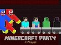 Xogo Festa MinerCraft para 4 Xogadores en liña