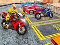 Xogo Xogo de Estacionamento de Motos Pesadas na Cidade 3D en liña Xogo Xogo de Estacionamento de Motos Pesadas na Cidade 3D en liña