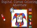Xogo Aventura de colorear co circo dixital en liña Xogo Aventura de colorear co circo dixital en liña