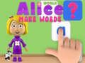 Xogo Mundo de Alice: Crea Palabras en liña