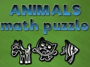 Xogo Rompecabezas Matemáticos de Animais en liña