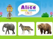 Xogo Mundo dos Sons de Animais de Alice en liña