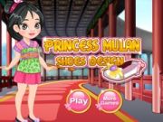 Xogo Deseño de zapatos da princesa Mulan en liña