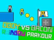 Xogo Obby contra Bacon Parkour Arco da Vella en liña