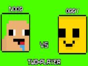 Xogo Noob contra Obby Dous Xogadores en liña