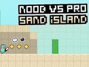 Xogo Noob contra Pro: Illa de Area en liña Xogo Noob contra Pro: Illa de Area en liña