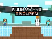 Xogo Noob contra Pro Boneco de Neve en liña