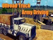 Xogo Condución de camión militar offroad en liña