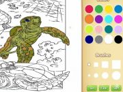 Xogo Libro para colorear de animais mariños en liña