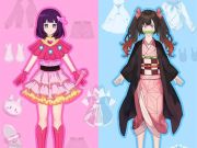 Xogo Doll de anime- rapaza cosplay de bricolaxe en liña