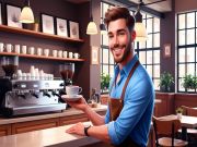 Xogo Simulador empresarial do propietario do café en liña