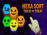 Xogo Hexa ordenar truco ou tratar en liña