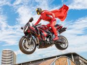 Xogo Real Motorbike Super Hero Stunt 3D en liña