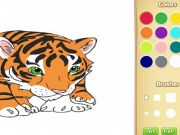 Xogo Libro para colorear Baby Tiger en liña