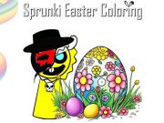 Xogo Coloración de Pascua Sprunki en liña