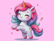 Xogo Desafío para colorear unicornio en liña