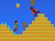 Xogo Noob vs Pro pero en yunque Minecraft de choiva en liña