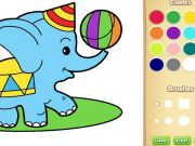 Xogo Libro para colorear de animais sinxelo para nenos en liña