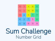 Xogo Suma Challenge Number Grid en liña