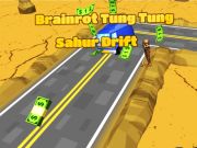 Xogo Brainrot Tung Tung Sahur Drift en liña