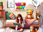 Xogo Word Art: Color Book Puzzle en liña
