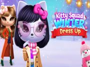 Xogo Vestido de inverno Kitty Squad en liña