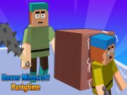 Xogo Horror Minecraft Partytime en liña