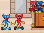 Xogo Hugli vermello e azul wugli en liña