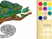 Xogo Libro para colorear de animais adultos para nenos en liña