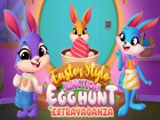 Xogo Extravaganza de caza de ovos de unión de estilo de Pascua en liña