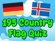 Xogo 195 Quiz de bandeira do país en liña