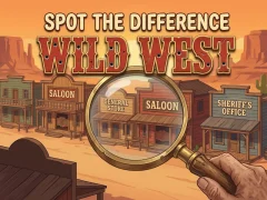 Xogo Descubra a diferenza Wild West en liña