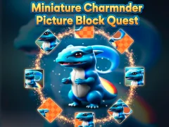 Xogo Miniatura Charmander Picture Block Quest en liña