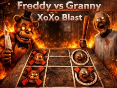 Xogo Freddy vs Granny XoXo Blast en liña
