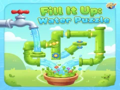 Xogo Fill It Up: Puzzle da auga en liña