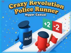 Xogo Crazy Revolution Police Runner: Hyper Casual en liña