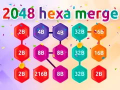 Xogo 2048 Fusión de cadea hexadecimal en liña