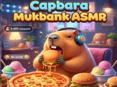 Xogo Capybara Mukbang ASMR en liña