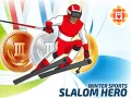 Xogo Esports de inverno: Héroe do Slalom en liña Xogo Esports de inverno: Héroe do Slalom en liña
