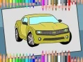 Xogo Libro de debuxos de coches americanos en liña
