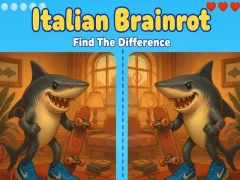 Xogo Brainrot italiano: atopa a diferenza en liña